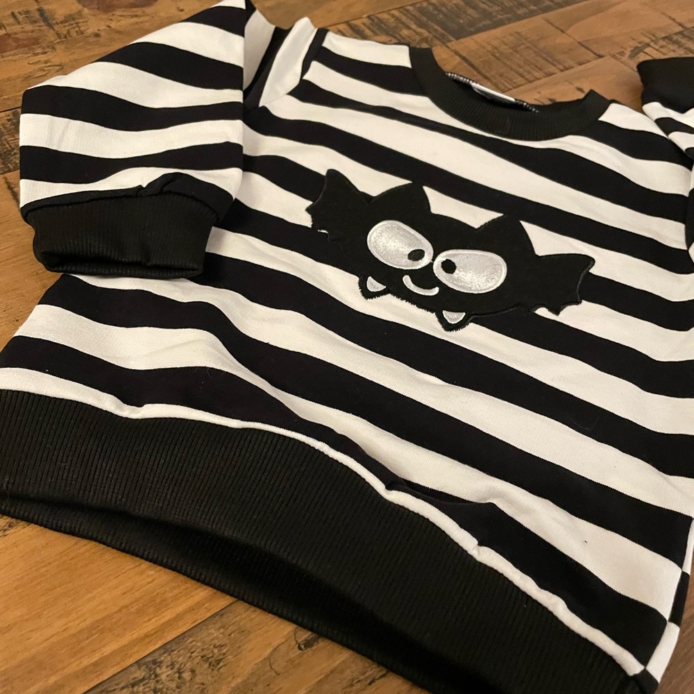 Striped Bat Sweatshirt